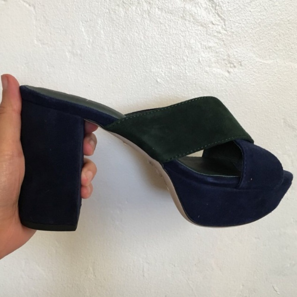 Cross strap Raye platform mules - Picture 4 of 5